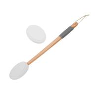 MERRYHAPY Back Lotion Applicator with Long Handle for Reach Areas EVA Tanning Brush for Self Tanner Body Moisturizer Exfoliation and Easy Cleaning Replacement Head Included