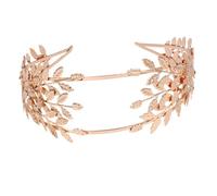 MERRYHAPY Baroque Alloy Leaf Hair Band Bridal Headband Sweet Headdress for Women Stylish Wedding Hair Accessory Roman Queen Inspired Fits