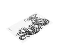 MERRYHAPY Black Dragon Arm Temporary Tattoo Stickers for Adults, Waterproof Transfer Paper Full Sleeve Body Art, Long-lasting Sticking and Easily Removable, for Beach or Bar