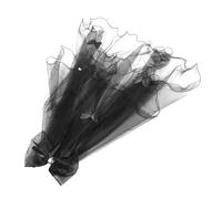 MERRYHAPY Black Gothic Butterfly Veil for Women Lightweight Breathable Mesh Bridal Wedding Headpiece Reusable Vampire Hair Accessory for Halloween Day Dead Cosplay Party