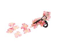 MERRYHAPY Boho Tassel Flower Hair Claw Clip Non-slip Decorative Jaw Clamp for Women and Strong Grip Hawaiian Style Floral Hair Accessory for Beach Vacations and Everyday Styling
