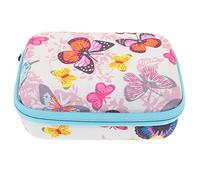 MERRYHAPY Boy Girl Camera Case Small Portable Camera Bag Zipper Closure Organizer for Accessories for Boys Girls Protects Against Dust Scratches Includes Mesh Pockets for Cables Essentials