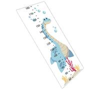 MERRYHAPY Boys and Girls Growth Chart Wall Sticker Cartoon Animal Dinosaur Series Self-Adhesive Height Sticker for Nursery Decor
