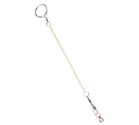 MERRYHAPY Buckle Copper Anklet for Birds Parrot Foot Chain Adjustable Large Size for Cockatiels and Lovebirds