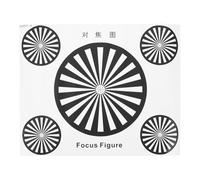MERRYHAPY Camera Focus Test Chart High-contrast Lens Calibration Sticker for Cctv Ip Cameras Security Systems Optical Resolution Adjustment Tool for Precise Focus Alignment and Image Quality