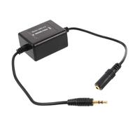 MERRYHAPY Car Stereo Aux Ground Loop Isolator Noise Suppressor Compact Audio Filter for Speaker Noise Reduction No External Power Needed Easy Installation for Music Enjoyment