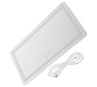 MERRYHAPY Car Sun Visor Mirror Car Vanity Mirror Rechargeable Abs Glass White with USB Cable 5v/2a 1.2m Makeup Touch Control
