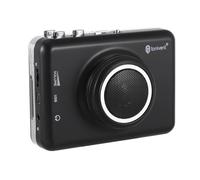 MERRYHAPY Cassette to Converter Portable Music Digital Converter with Plays Cassette Tapes Anywhere Includes Editing Software Design for