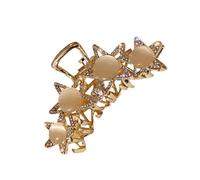 MERRYHAPY Cat Eye Stone Hair Claw Clip for Women Creative Five-point Star Design Clip Hair Accessory for Formal Casual Hairstyles Party and Daily Use