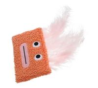 MERRYHAPY Catnip Toy Rattling Interactive Chew Plaything for Indoor Cats Soft Material Encouraging Active Play and Unique Cartoon Design
