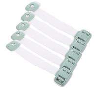 MERRYHAPY Childproof Cabinet Locks Double Press Buckles Design 5pcs with Strong Reliability Abs Material for Refrigerator and Drawer Doors for Safety in Home Kitchens