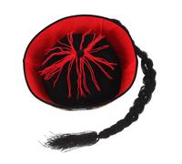 MERRYHAPY Chinese Emperor Hat Brocade Traditional Oriental Cosplay Headgear for Adults Breathable Hanfu Headdress Decorative Costume Accessory for Performances and Festivals