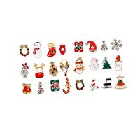 MERRYHAPY Christmas Alloy Nail Art Charms Manicure Decoration Snowflake Stickers for Nail Design for to Mothers and Easy to Store
