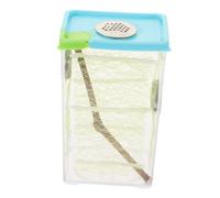 MERRYHAPY Clear Reptile Breeding Box for Mantis and Stick Insects Transparent Container for Feeding and Growing Professional Habitat for Frogs and Reptiles Educational Starter Kit