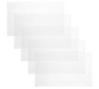 MERRYHAPY Collector Currency Sleeves 5Pcs Rigid Plastic Money Holders for Paper Bills Display and Protective Bill Binder