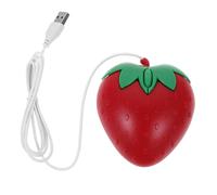 MERRYHAPY Cute Pink Strawberry Usb Mouse for Laptop and Pc Optical Wired Computer Mouse with Usb Cable Compact Gaming for Girls and Home Use