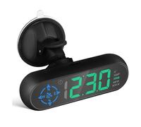 MERRYHAPY Digital Speedometer Display for Cars Windshield Display with Colorful Alarm Travel Distance Direction Enhances Safe Driving by Reducing Distractions