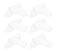 MERRYHAPY Disposable for Students and Office Workers 20pcs White Eye Masks Lightweight Polyester Material to Block Light and Help Fall Asleep for Sleeping Taking a Nap or Sleeping at Home