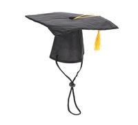 MERRYHAPY Dog Graduation Cap Pet Hat Custom Headgear for Small Dogs Diy Graduation Party Accessories
