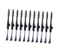 MERRYHAPY Double-Ended Mini Makeup Brush for Eyebrows and Eyelashes Foldable 1-Piece Beauty Brush for Women for Travel and On-the-Go Use
