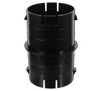 MERRYHAPY Drainage Pipe Coupling Adapter for Outdoor Garden Drainage Systems Plastic Compression Connector in Black for Sump Pump Discharge and Cast Iron Pipes Reducing Leaks