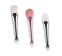 MERRYHAPY Dual-use Mask Brush Set Pink Soft Facial Mask Applicators Skin Care Tools