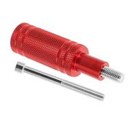 MERRYHAPY Electric Scooter Spotlight Bracket with Wide Compatibility for Front Mudguard, Aluminium Alloy Motorcycle Light Mount Red for Motorcycles and Modification Use