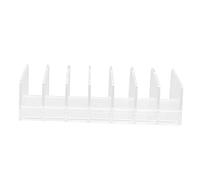 MERRYHAPY Eye Shadow Organizer 7-compartment Small Makeup Rack for Cosmetics and Lipsticks Vertical Cosmetic Holder for Bathroom and Dressing Table