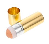 MERRYHAPY Facial Oil Removal Roller Tool Volcanic Stone Oil Absorbing Stick Skin Care Roller Makeup Use Oil Control Facial Massager Gold