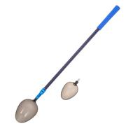 MERRYHAPY Fishing Bait Scoop Holder with Replaceable Casting Spoon, Made of Carbon and Plastic, Easy to Use Bait Feeding Tool Simplifying Baiting Process for Camping and Hiking
