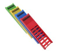 MERRYHAPY Fishing Hook Organizer and Tackle Box 4Pcs Set Assorted Colours High Strength ABS Material for Efficient Fishing Gear Management and Tangle Prevention