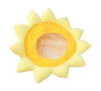 MERRYHAPY Funny Sunflower Party Novelty Costume Hat Soft Plush Cotton Headdress for Festival Carnival Anniversary Birthday Dress-up