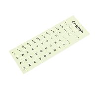 MERRYHAPY Glow in The Dark Keyboard Stickers English Fluorescent Letter Replacement Decal for Laptop and Desktop, Large Lettering Keyboard Sticker for Night Use