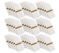 MERRYHAPY Gold Trim Paper Napkins 50pcs with Built-in Flatware Pocket Elegant Wood Pulp Material, Gentle on Skin, for Anniversaries and Catering Events