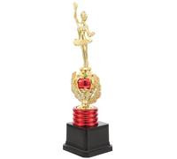 MERRYHAPY Golden Plastic Dance Trophy Unique Shape and Creative Design for Award Recognition and Decoration, Awarding Gift for Dance Competitions and Companies