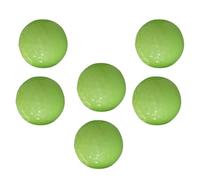 MERRYHAPY Green Fluorescent Golf Balls Glowing the Dark Soft Synthetic Rubber 6pcs Luminous Balls Night Play for Outdoor Night Sports