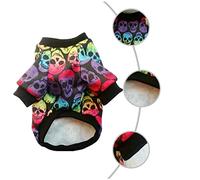 MERRYHAPY Halloween Pet Sweater Ghost Skull Head Dog Clothes Fun Dog Costume for Halloween