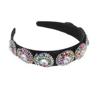 MERRYHAPY Handcrafted Baroque Pearl Hairband Lightweight Rhinestone Bead Embellished Headband for Women Wedding Festival Hair Accessories