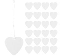 MERRYHAPY Heat Transfer Air Freshener Heart Sublimation Felt Sheets with Elastic Strap, Multi-functional DIY Sublimation Air Fresheners Blanks, Simple Design for Bathroom and Car Use