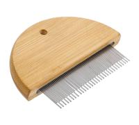 MERRYHAPY Horse Deshedding Brush for Grooming Ergonomic Horsehair Brush for Animals Removes Dead Hair Tangles Comfortable Grip for Cattle Horses Farm Supply