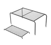 MERRYHAPY Iron Mesh Chicken Coop Rack Pet Stairs for Little Chickens Coop Accessory