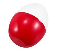 MERRYHAPY Jumbo 12 Inch Fillable Easter Egg Large Plastic Openable Eggshell White Red Empty Oversized Egg for DIY Craft Easter Ornaments Party Decoration Reusable Basket Filler