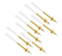 MERRYHAPY Kerosene Lamp Wicks 10Pcs 2.95 Inch Replaceable Oil Lantern Wicks with Large Tube for Indoor Use and Outdoor Camping Lanterns