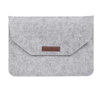 MERRYHAPY Laptop Handbag and Felt Computer Storage Pouch 13 Inch Light Grey Durable Protective Bag for Travel and Work