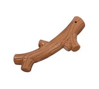 MERRYHAPY Large Wood Fiber Dog Molar Teething Toy Natural Antler Shape Tough Puppy Chew Toy for