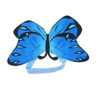 MERRYHAPY Lightweight Halloween Pet Apparel Butterfly Pattern Cat Costume Felt Cloth Outfit for Costume Party Stage Performance Blue Color