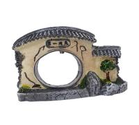 MERRYHAPY Mini Traditional Chinese Architecture Resin Model for Fish Tank Decoration Intricate Garden Ornament Landscape Design Classical Lifelike Aquarium Decor