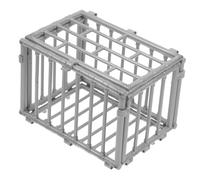 MERRYHAPY Miniature Cage Model for DIY Coloring Plastic Animal Cage Ornament for House Decor Multifunctional Mini Storage Box for Figures and Models Versatile Mini Accessory