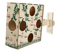MERRYHAPY Multi-chamber Maze Toy for Hamsters Gerbil Labyrinth Pet Agility Playset