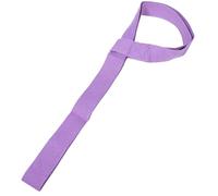 MERRYHAPY Multi-Function Yoga Training Strap Cotton Stretching Belt and Yoga Mat Carrier with Shoulder Sling for Pilates and Gym Exercise Purple
